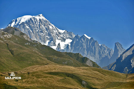 Le Mont-Blanc depuis le col du Petit Saint Bernard