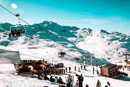 Ski à Val Thorens, domaine Tarentaise, Savoie