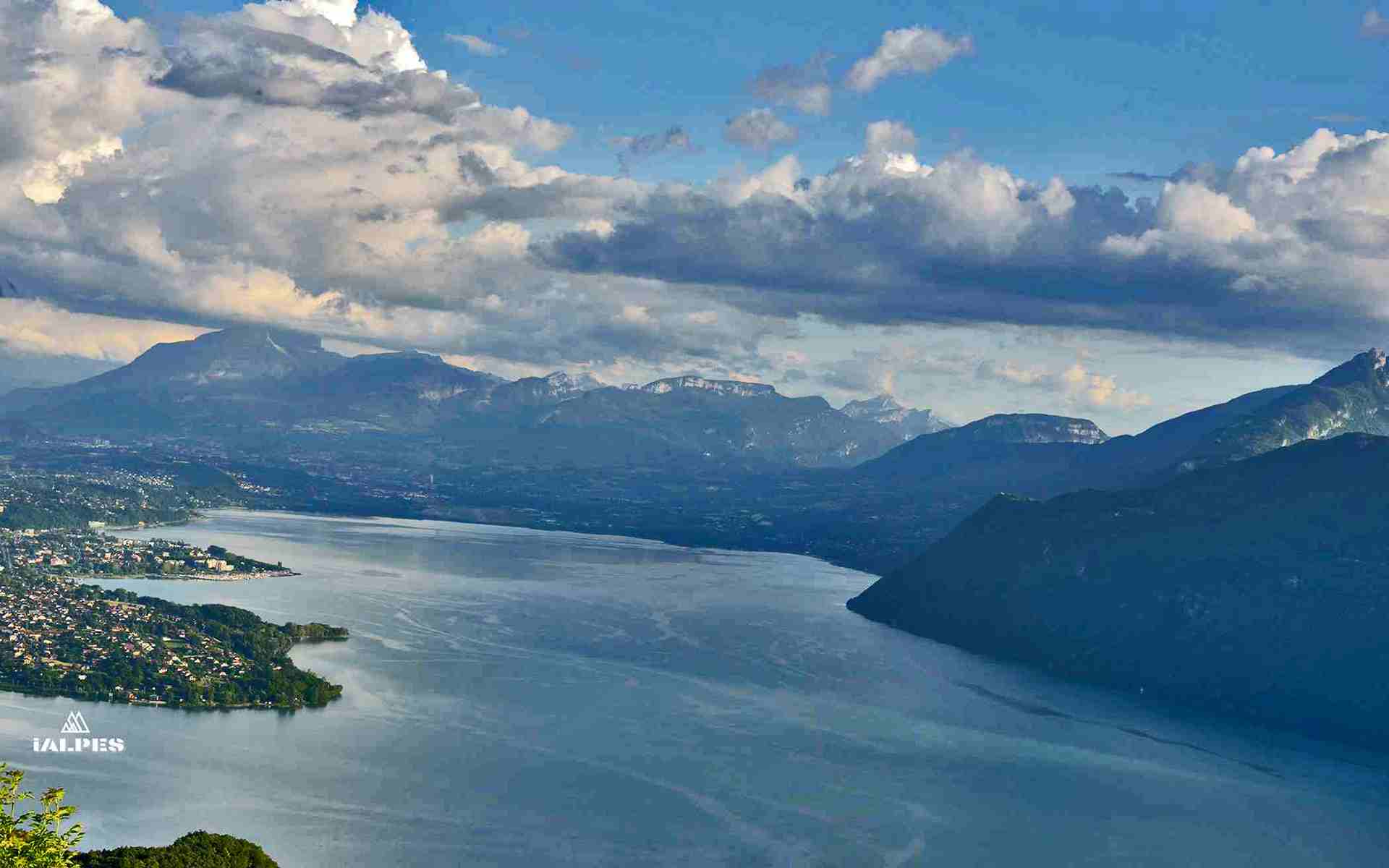 Panorama lac du Bourget, Savoie