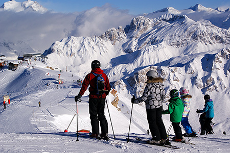 Ski à Courchevel, les 3 Vallées, Savoie